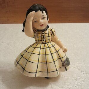 VTG Pryce & Joy Line Girl in Yellow Dress